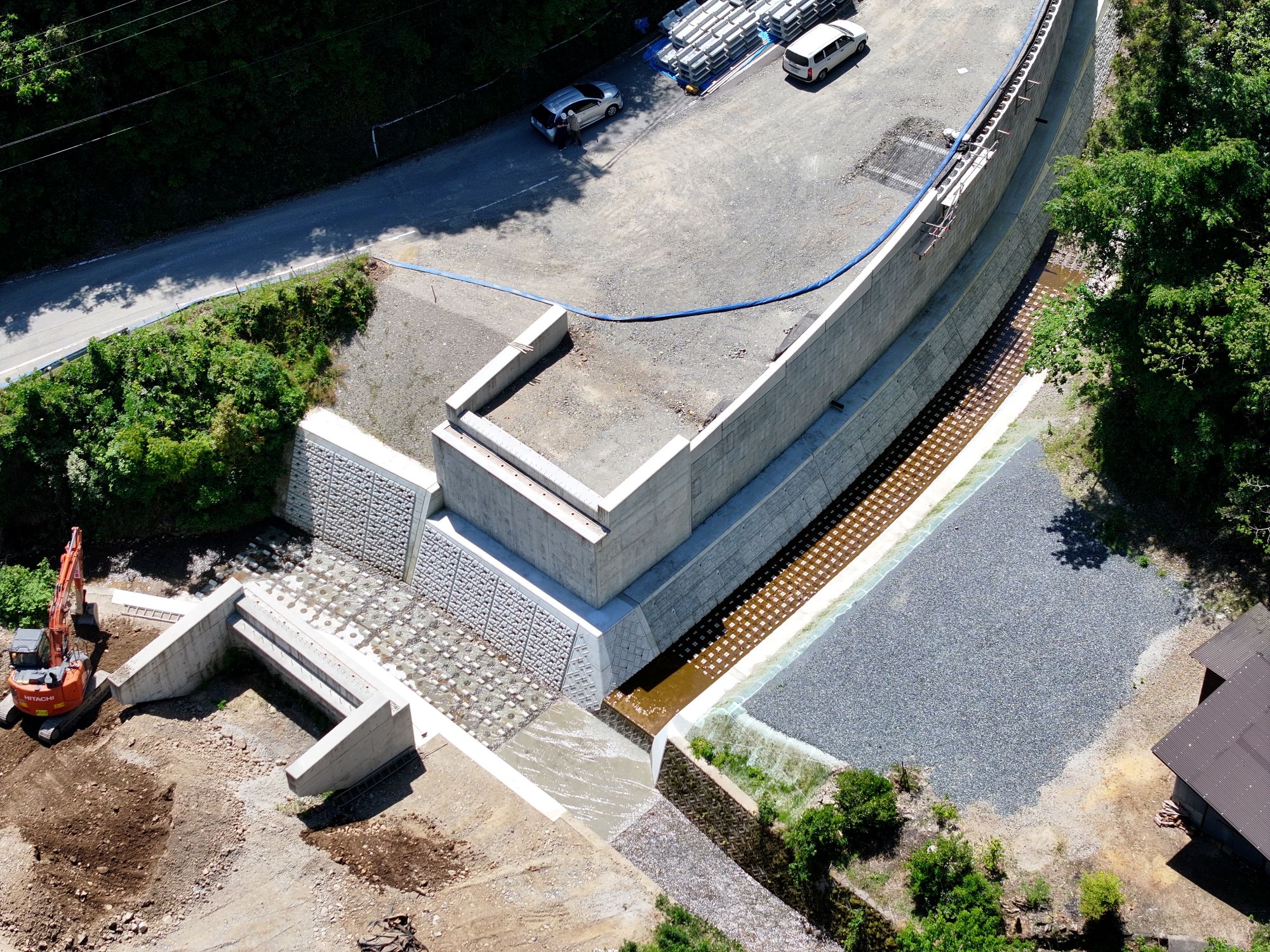 山口県萩農林ふるさと農道工事