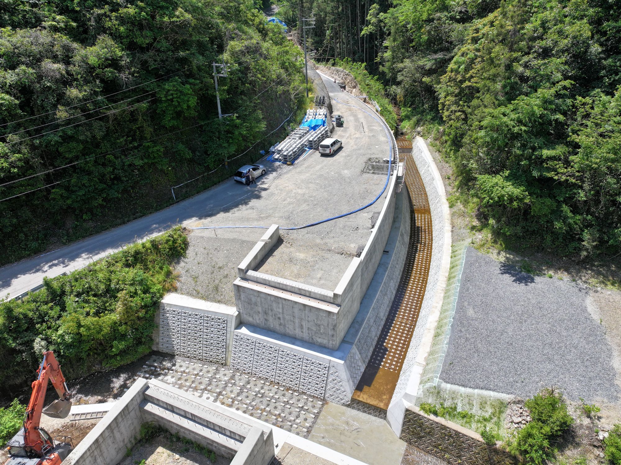 山口県萩農林ふるさと農道工事